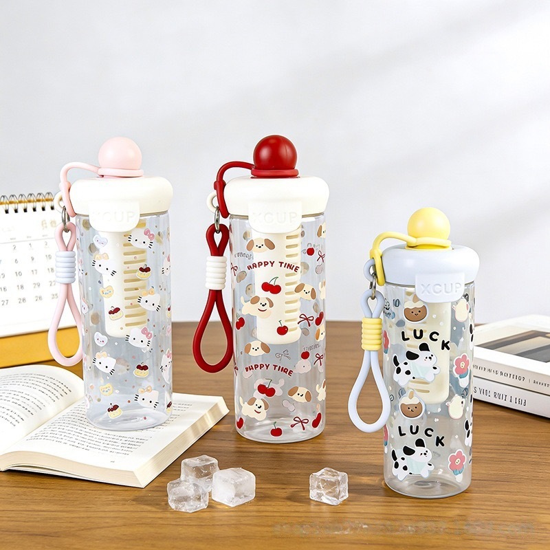 Portable Water Cup for Women with Straw for Summer - Model: 1033191635226