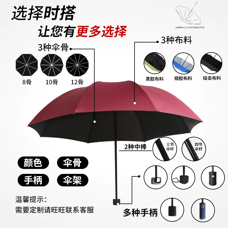 Automatic Folding Umbrella for Rain or Shine, UV Protection for Two People - Model: 1053522714198 - 图片 2
