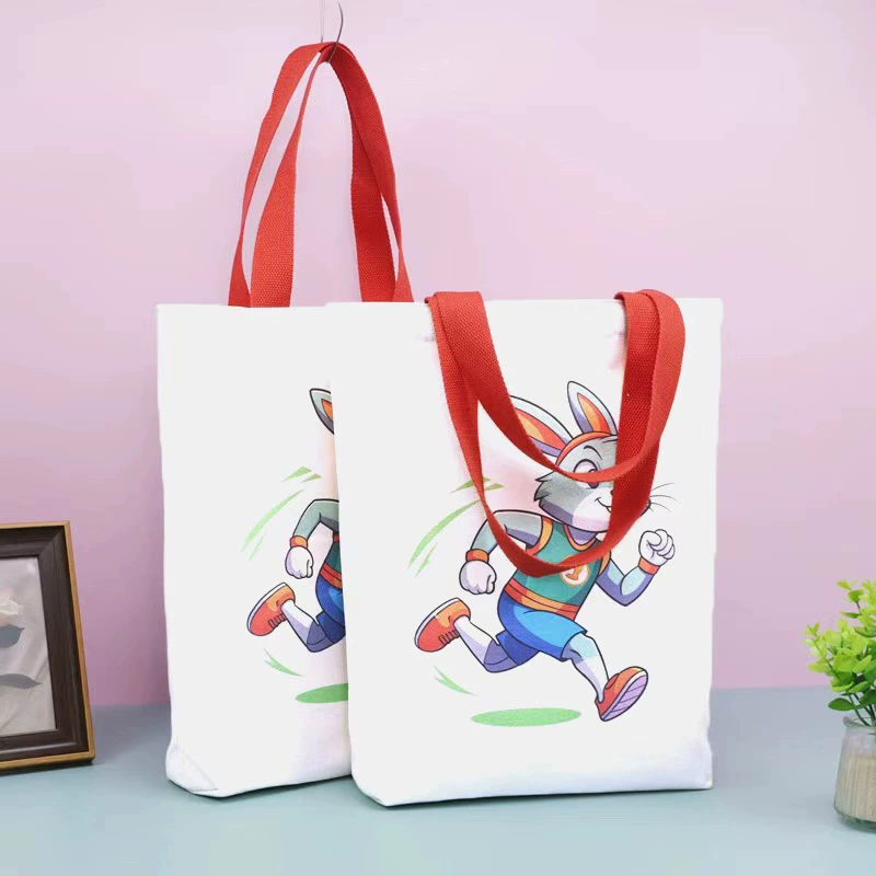 Advertising Canvas Tote Bag for Promotional Events with Custom Logo - Model: 960652665616 - 图片 8