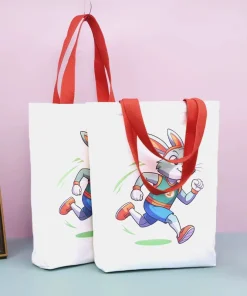 Alternative view of Large Capacity Canvas Tote Bag for Advertising with Custom Logo - Model: 989958825968