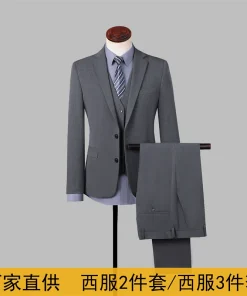 Men's Business Formal Suit Jacket for Winter Workplace Daily Wear - Model: 759896512633