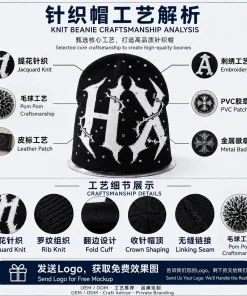 Alternative view of Custom Logo Knit Hat for Outdoor Winter - Model: 1065702858650
