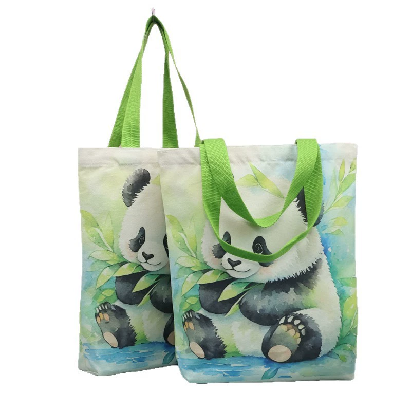 Advertising Canvas Tote Bag for Promotional Events with Custom Logo - Model: 960652665616 - 图片 5