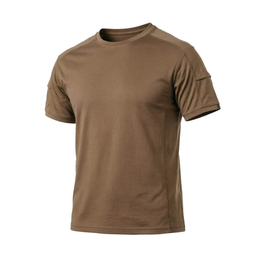 Quick-Dry Round Neck T-Shirt for Men's Summer Tactical Outdoor Training - Model: 713764271400 - 图片 10