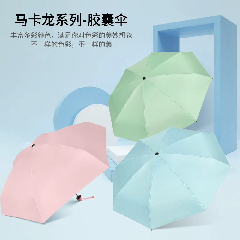 Custom Logo Umbrella for Business Gifts with Capsule Case - Model: 677155947605 - 图片 2