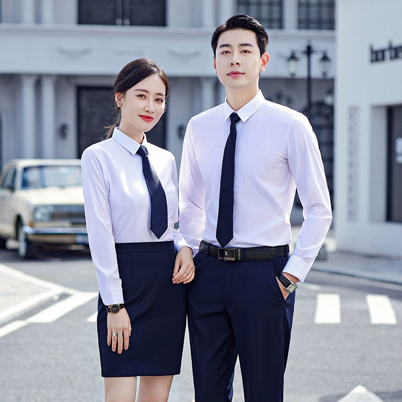 Short Sleeve Shirt for Work Interview Business Casual Summer Breathable - Model: 1040584213509 - 图片 7