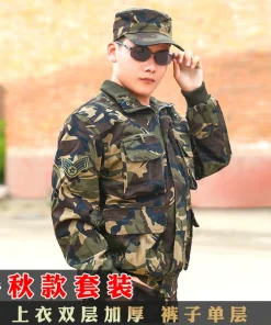 Alternative view of Camouflage Coveralls for Men Outdoor Work Wear-Resistant Dirt-Proof - Model: 891494683783