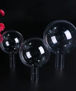 Transparent Acrylic Ball Ornament for Christmas Tree Hanging Flower Bouquet Decoration - Model: 646072908564