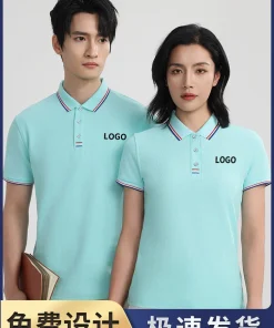 Alternative view of Shidu 9908 Work Polo Shirt with Embroidery Logo for Office - Model: 696827330607