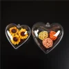 Transparent Heart Ball for Christmas Tree Ornament with Hollow Design - Model: 657977545373