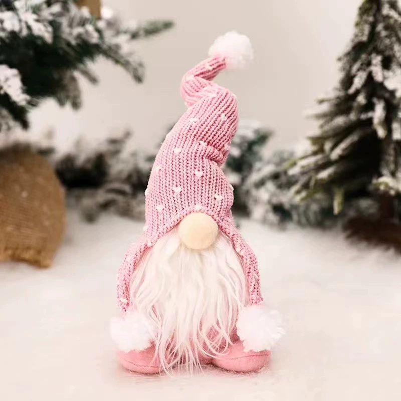 Christmas Decor Plush Forest Man Doll with Knitted Hat for Shelf - Model: 627039096229 - 图片 8
