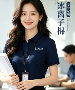 Workwear Polo Shirt with Logo Printing for Uniform Customization - Model: 1035727749862