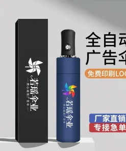 Alternative view of Compact Auto Open Umbrella for Rain and Sun with Black Coating - Model: 1059637292733