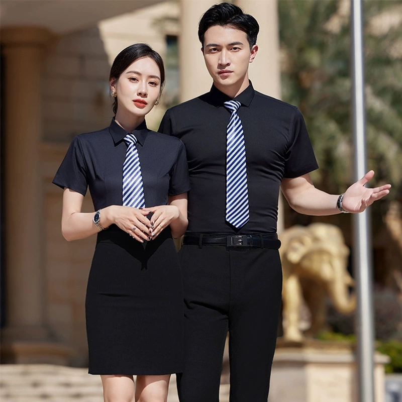 Wrinkle-Free Business Shirt for Work Commute Slim Fit - Model: 1058336015326 - 图片 9