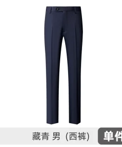 Office Work Trousers for Men with Anti-Static Drape – Model: 1039678766705 - custom logo apparel and promotional gifts by Ncgift
