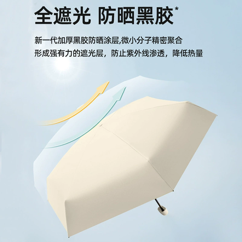 Compact Folding Umbrella for Travel with UV Protection - Model: 728468269586 - 图片 3