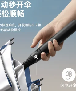 Alternative view of UV Protection Golf Umbrella for Rain and Sun with Double Canopy - Model: 1012020685985
