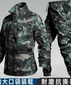 Camouflage Work Suit Set for Construction Labor Protection - Model: 1021585820301