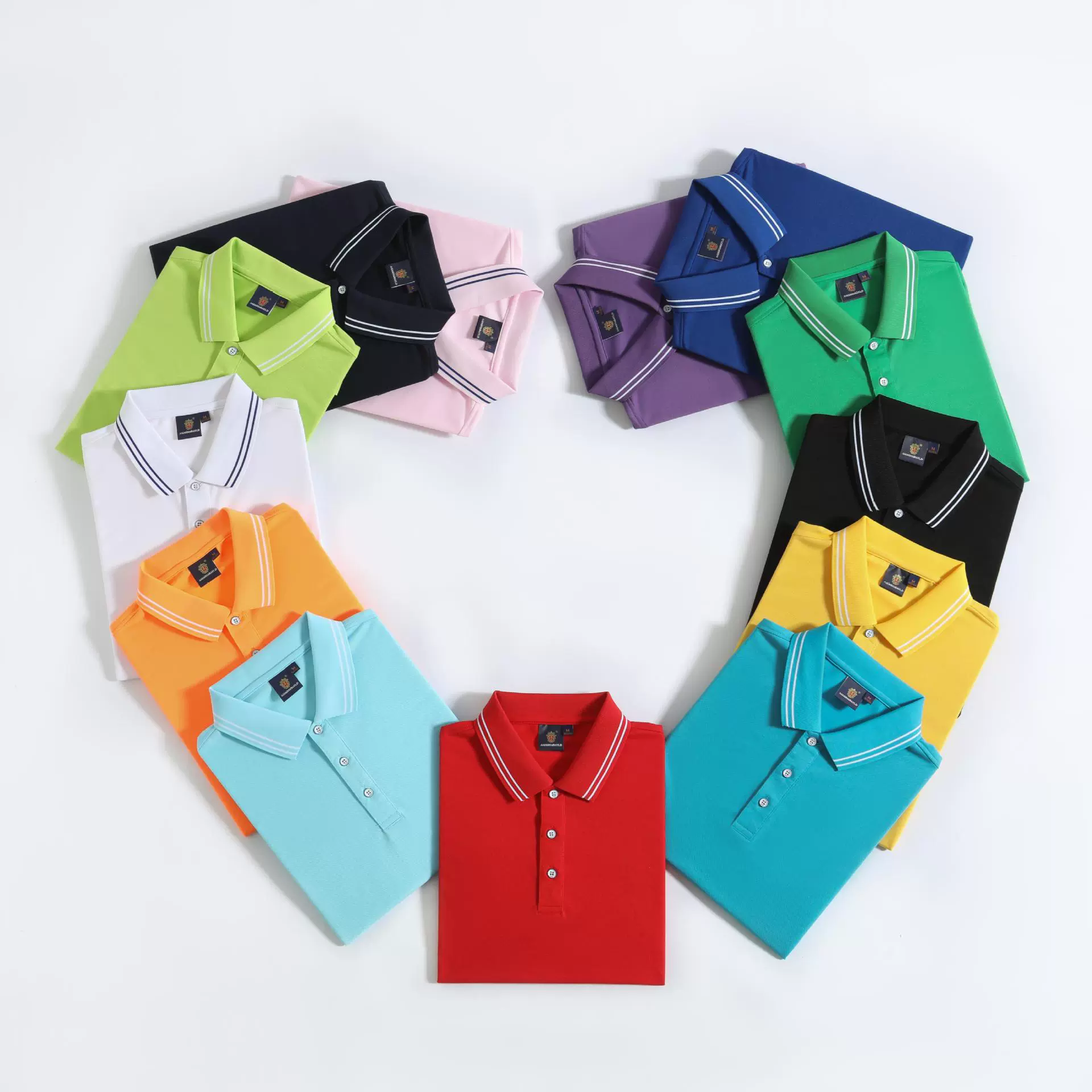 Corporate Work Polo Shirts with Custom Logo for Team Uniforms - Model: 570997601618 - 图片 4