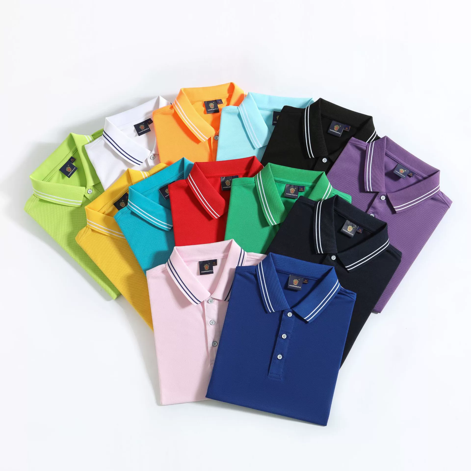 Corporate Work Polo Shirts with Custom Logo for Team Uniforms - Model: 570997601618 - 图片 5