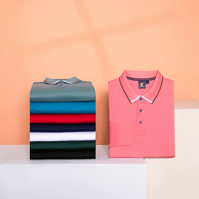 Custom Logo Long Sleeve Polo Shirt for Corporate Events - Model: 683127027277 - 图片 4