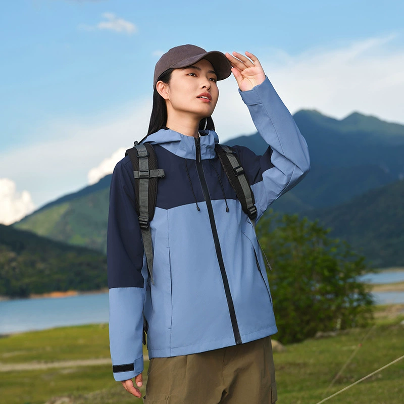 Unisex Thin Windproof Jacket for Hiking Mountaineering Camping - Model: 865149135204 - 图片 2