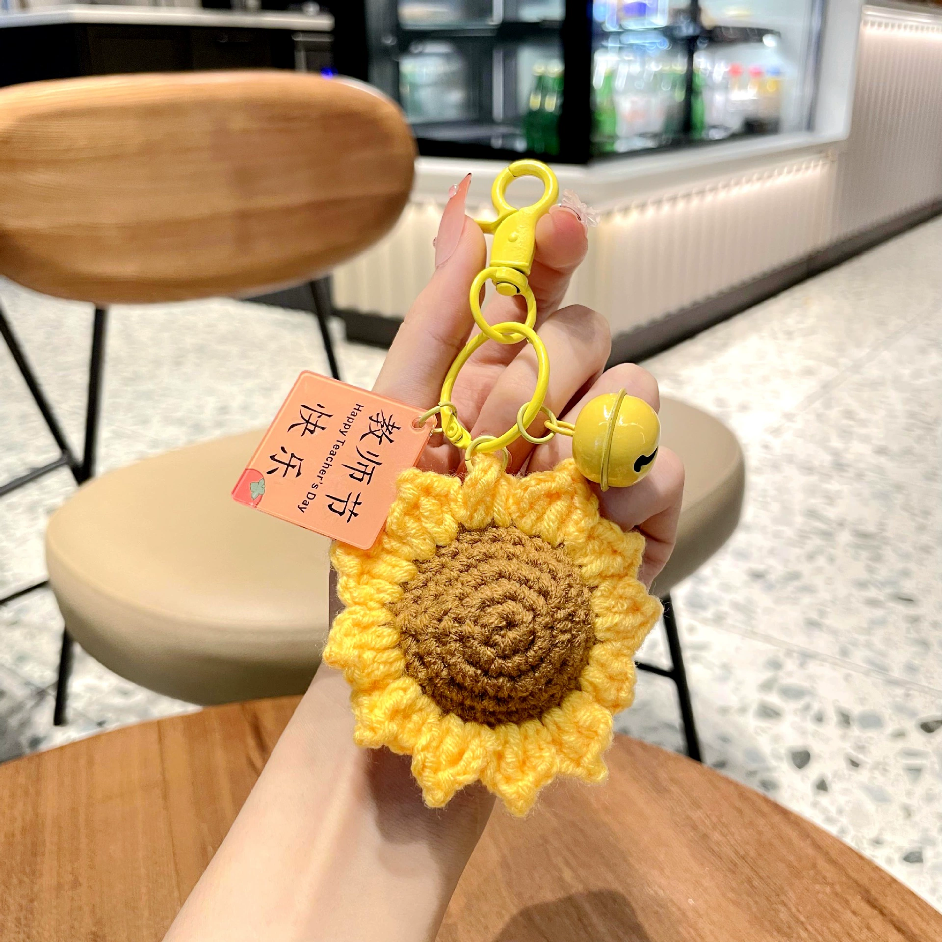 Teacher's Day Gift Keychain for School Opening, Wool Bag Charm - Model: 732597644421 - 图片 10