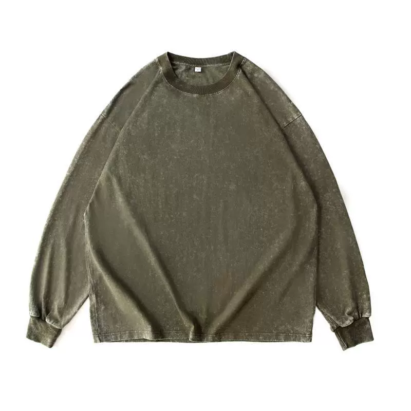 230g Cotton Long Sleeve T-Shirt for Autumn Winter Casual Layering - Model: 848716382270 - 图片 10