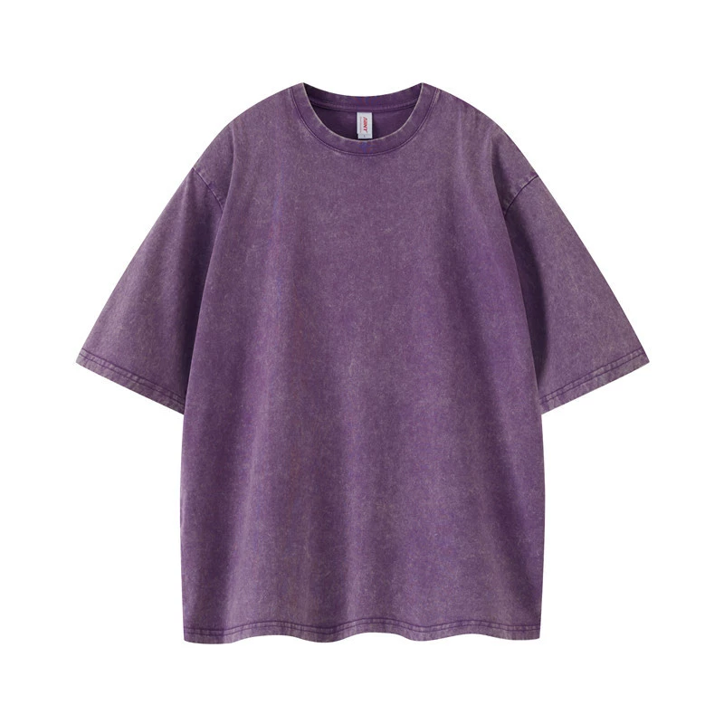 Oversize Vintage Washed T-Shirt for Streetwear Casual Wear - Model: 886156578967 - 图片 6