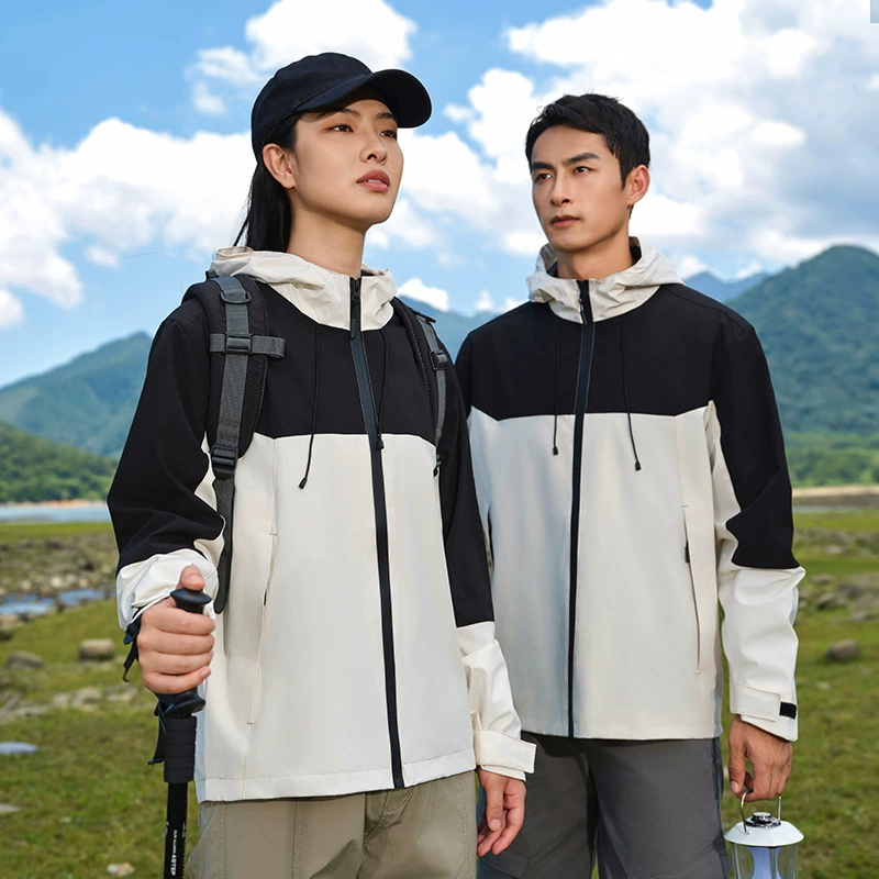 Unisex Thin Windproof Jacket for Hiking Mountaineering Camping - Model: 865149135204 - 图片 3