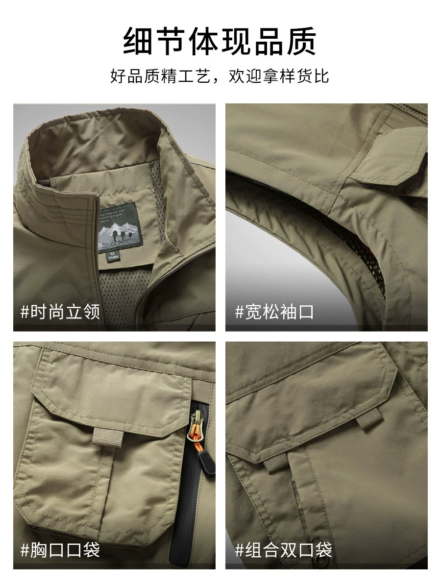 Construction Work Vest with 3D Pockets for Renovation Daily - Model: 1020940201813 - 图片 5