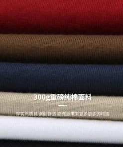 Alternative view of 300g Cotton Loose Streetwear T-Shirt for Casual Summer - Model: 861960274255