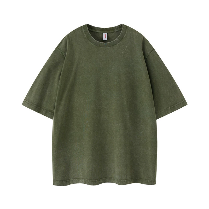 Oversize Vintage Washed T-Shirt for Streetwear Casual Wear - Model: 886156578967 - 图片 8