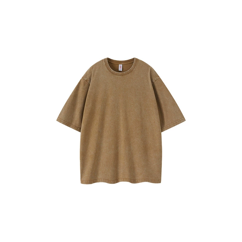 Oversize Vintage Washed T-Shirt for Streetwear Casual Wear - Model: 886156578967 - 图片 5