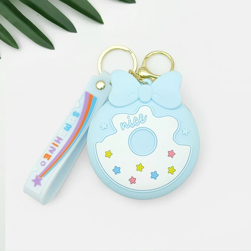 Mini Silicone Earphone Bag for Daily Storage with Cartoon Donut Design - Model: 712092036697 - 图片 8