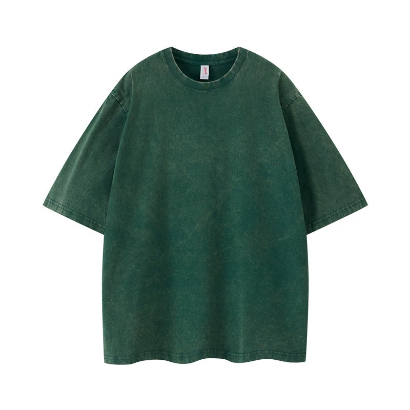 Oversize Vintage Washed T-Shirt for Streetwear Casual Wear - Model: 886156578967 - 图片 7