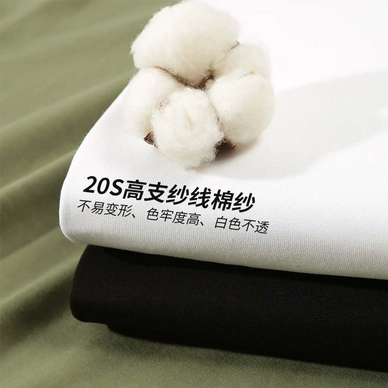 Custom Print Logo Cotton T-Shirt for Casual Summer Advertising - Model: 973006162301 - 图片 2