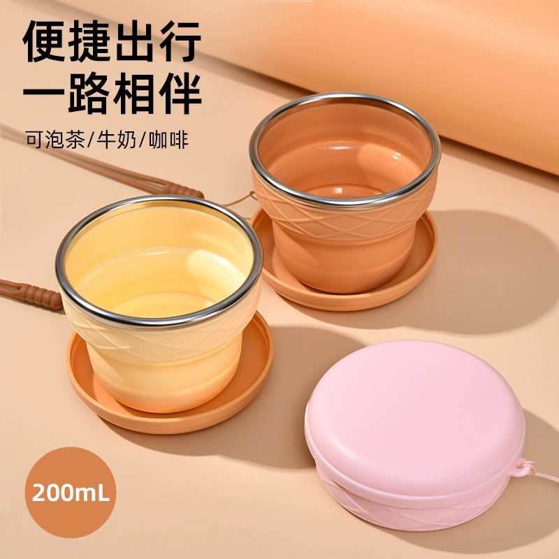 Portable Silicone Folding Cup for Travel Camping Outdoor - Model: 1033679808707 - 图片 2
