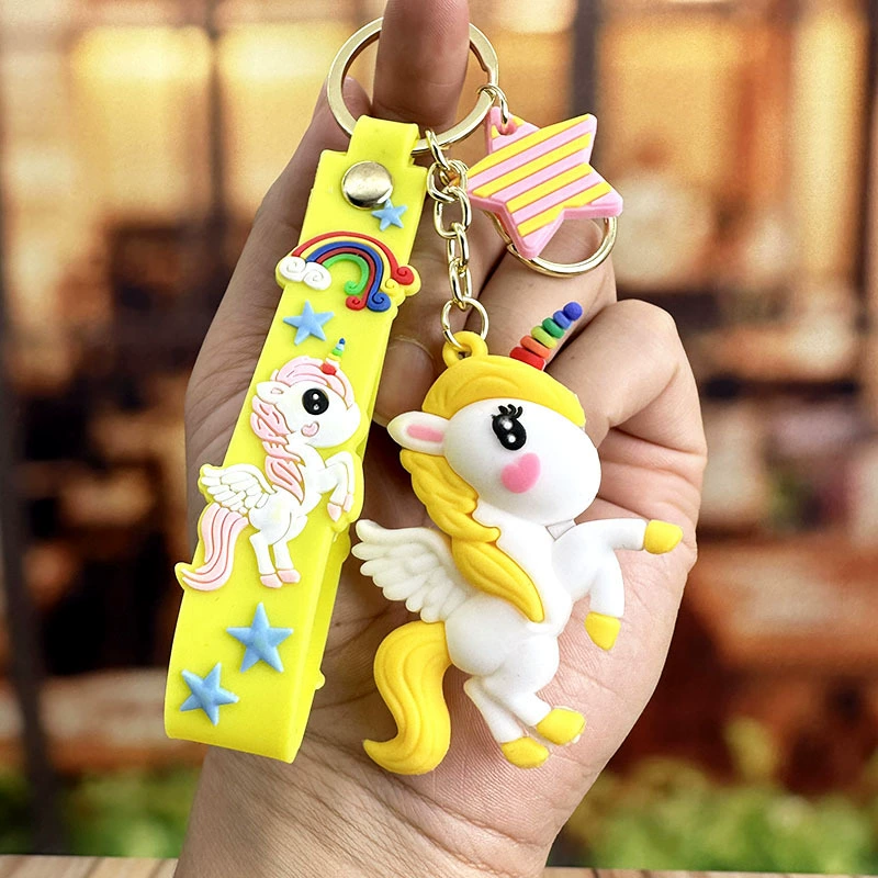 Unicorn Keychain Pendant for Bag Car Couple Gift Decor - Model: 650426152198 - 图片 7