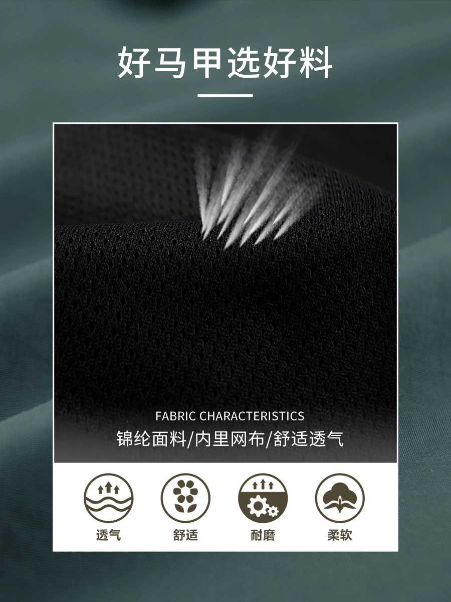 Videographer Grip Vest with 3D Patch Pockets for Outdoor Shoots - Model: 1019603900615 - 图片 3