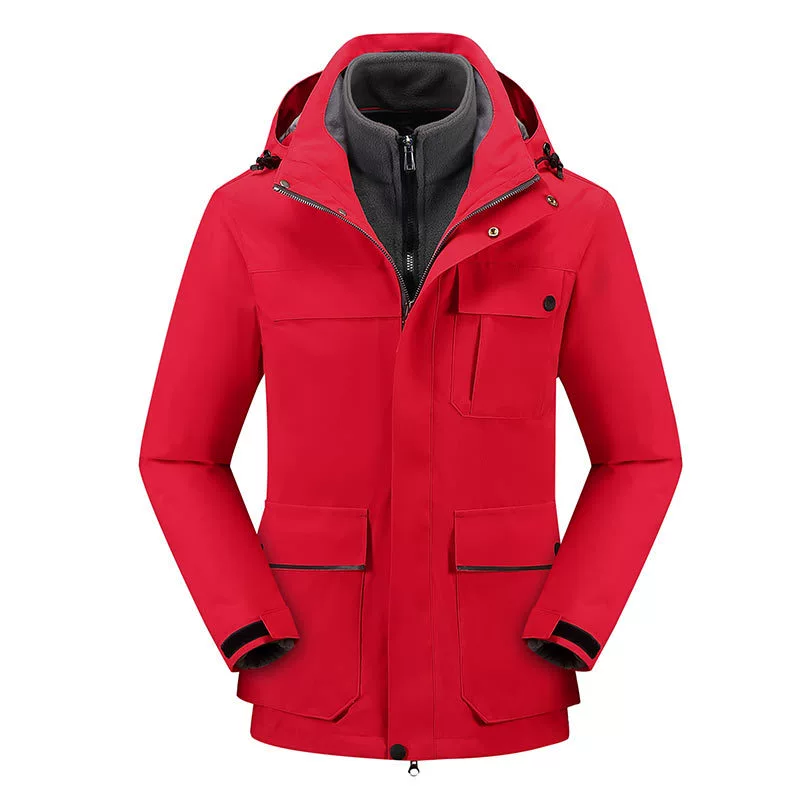 Unisex Windproof Fleece Jacket for Hiking Camping Winter - Model: 1067521453774 - 图片 10