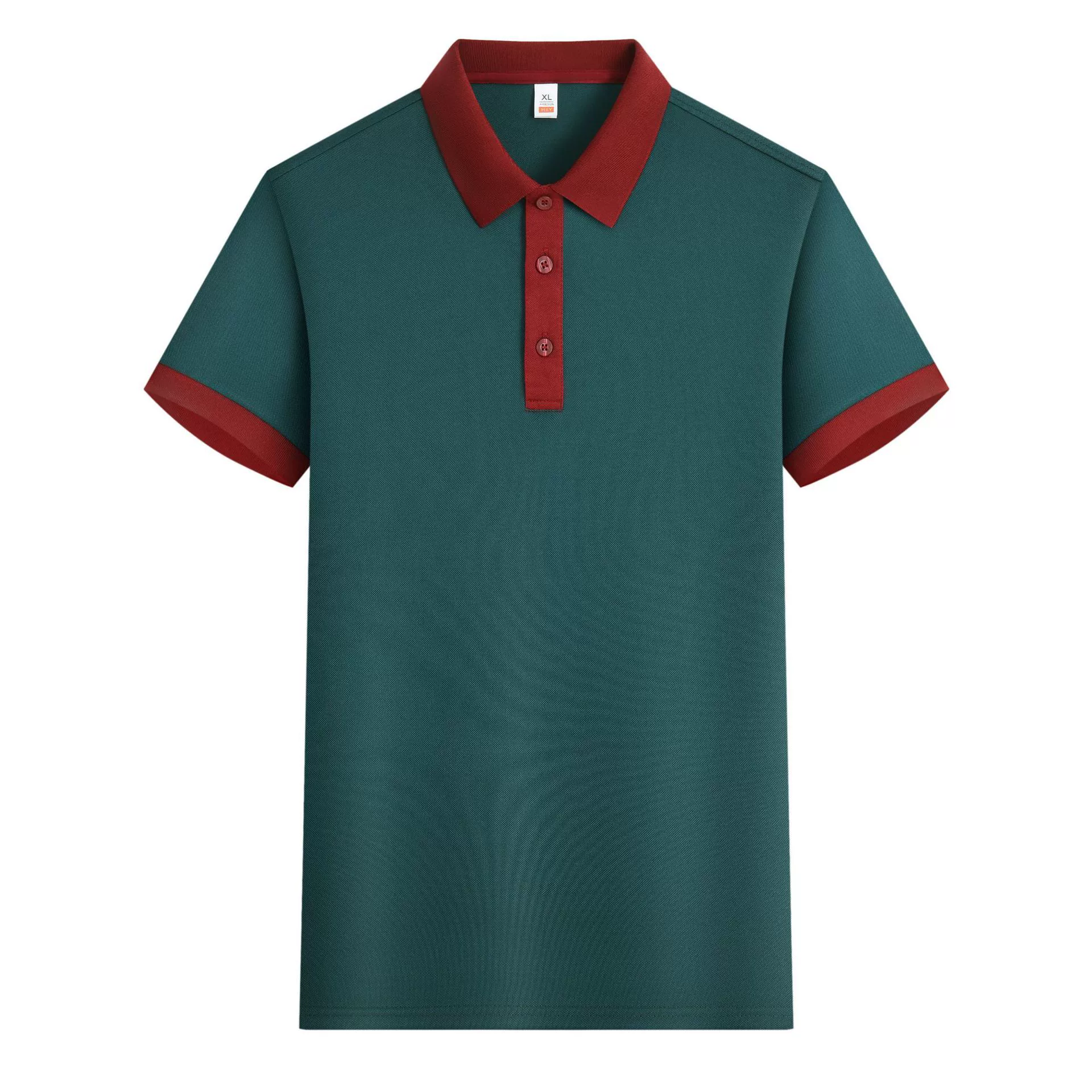 Breathable Cotton Pique Polo Shirt for Summer Workwear with Printable Logo - Model: 1073878322542 - 图片 9