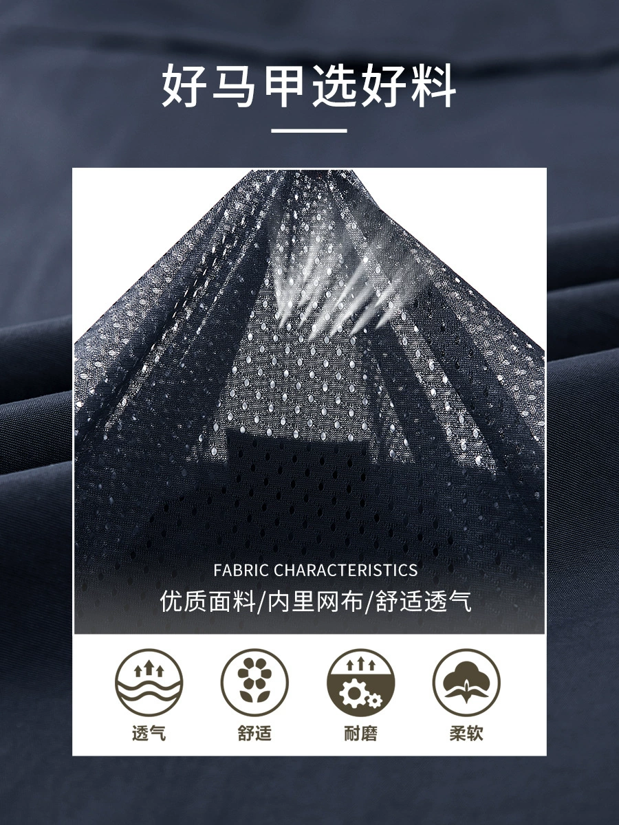 Multi-Pocket Work Vest for Fishing Photography Outdoor - Model: 1017941690919 - 图片 3