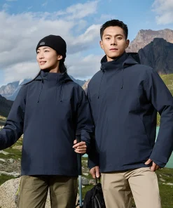 Alternative view of Windproof Water-Repellent 3-in-1 Coat for Winter Hiking - Model: 985511936897