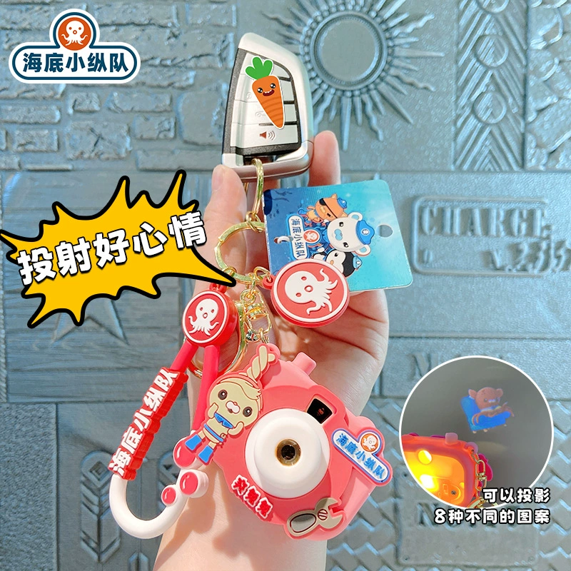 Cartoon Camera Keychain for School Bag Ornament - Model: 818728779207 - 图片 2