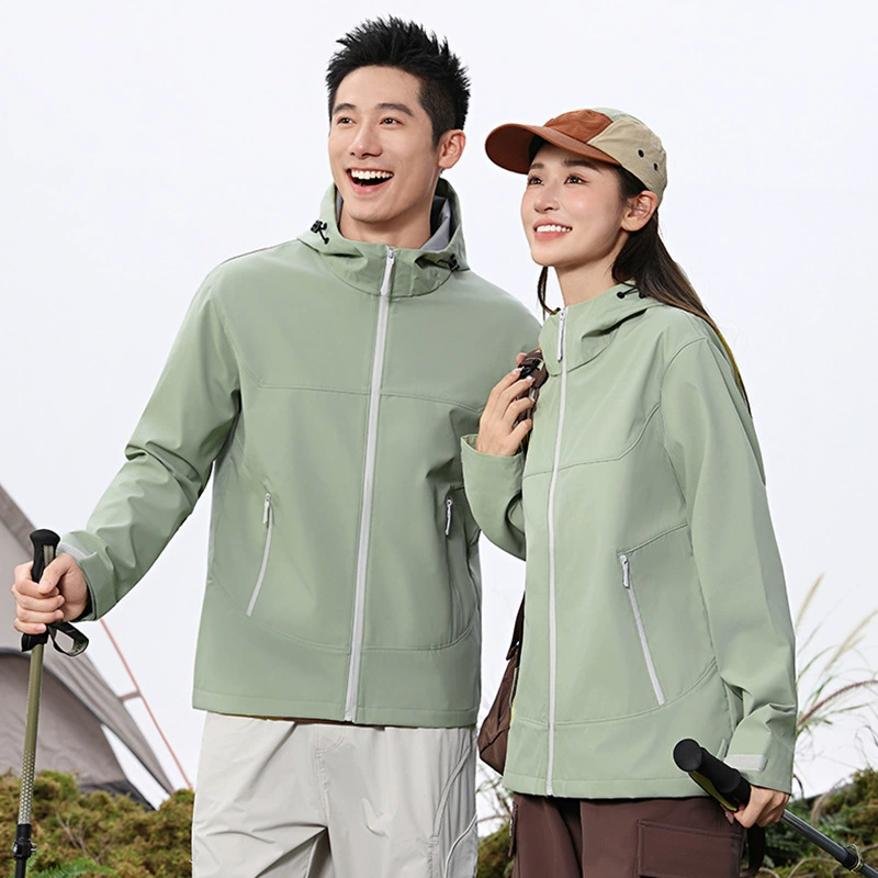 Softshell Hooded Jacket for Outdoor Work Fishing Cycling Unisex - Model: 988629002631 - 图片 4