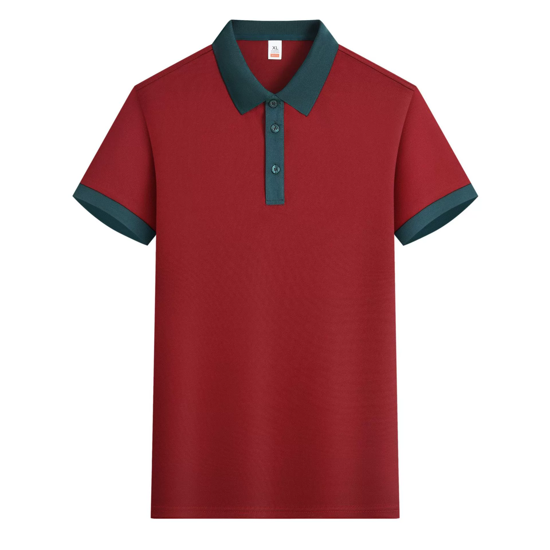 Breathable Cotton Pique Polo Shirt for Summer Workwear with Printable Logo - Model: 1073878322542 - 图片 10