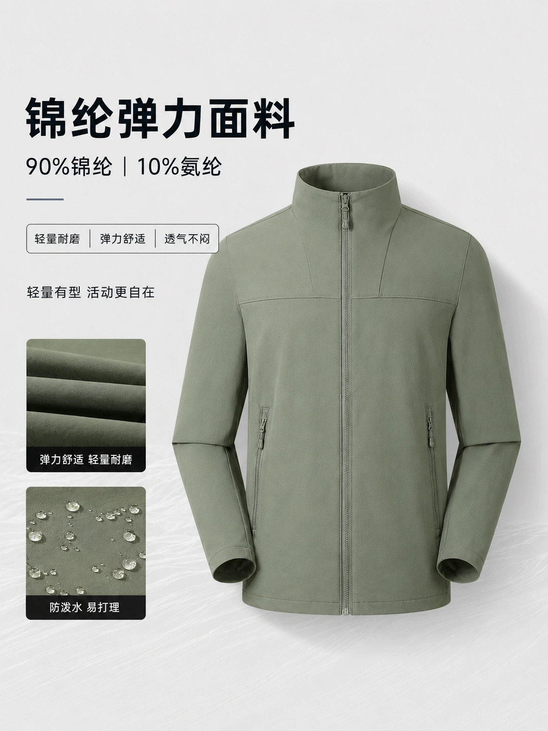 Lightweight Windproof Outerwear for Hiking and Mountaineering - Model: 1068524376818 - 图片 2