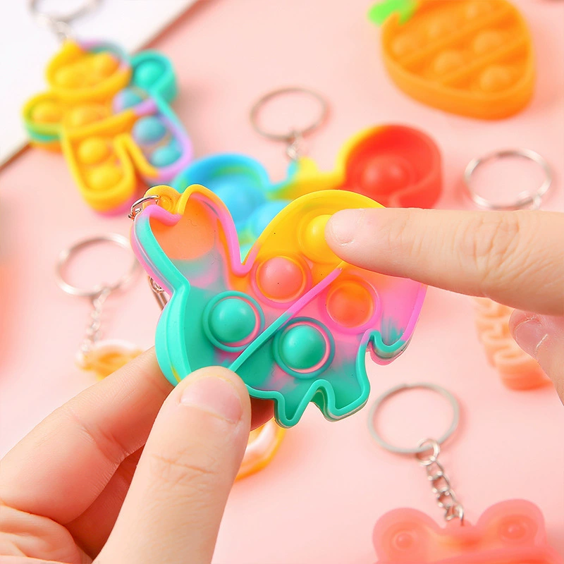 Finger Bubble Decompression Toy Keychain for School Bag Pendant Gift - Model: 995703549796 - 图片 4