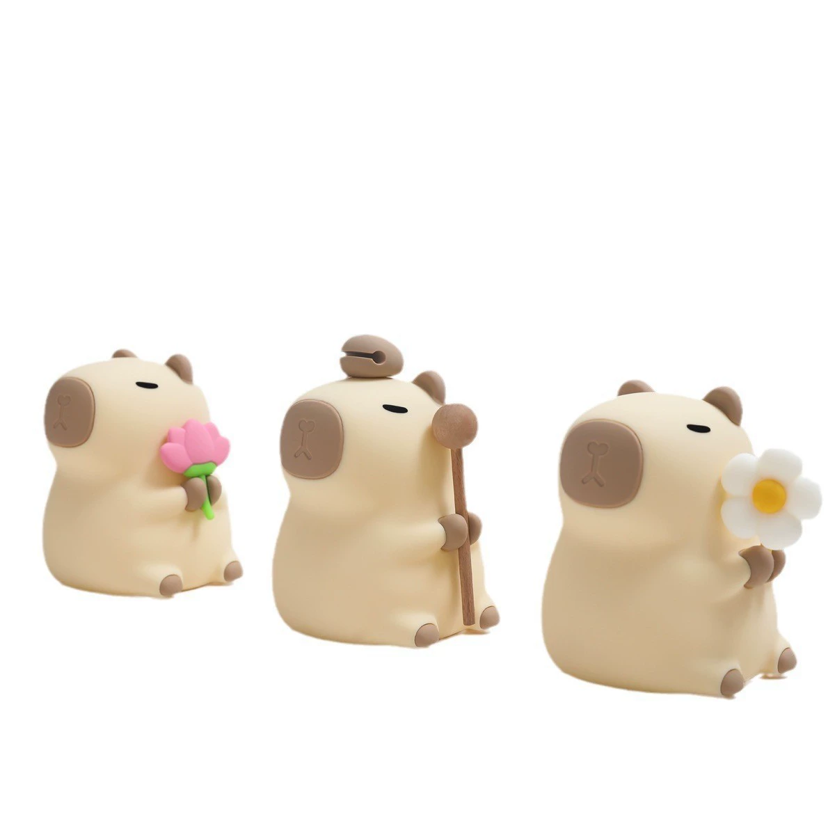 Capybara Night Light for Bedroom Kids Birthday Gift with Silicone Pat Pat - Model: 1063918319645 - 图片 5